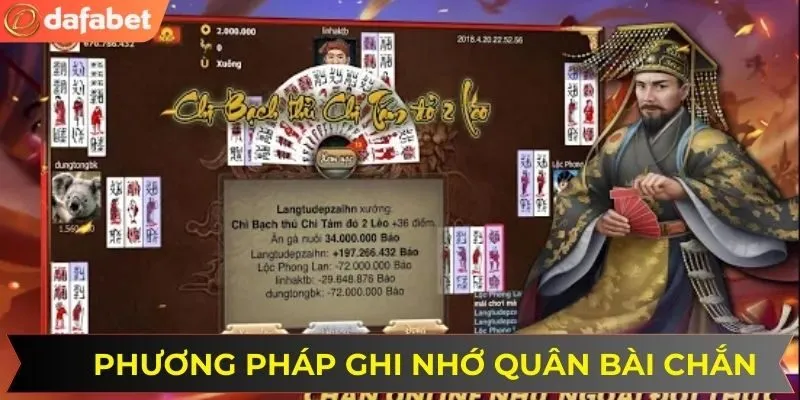 Quy tắc cược là cách ghi nhớ quân bài Chắn phổ biến