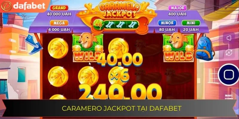 Caramelo Jackpot một hình thức giải trí hấp dẫn tại sảnh Slot game DAFABET