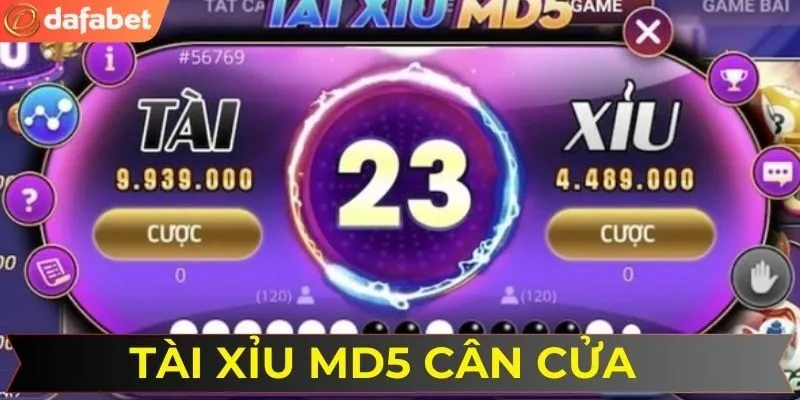 Thể thức cá cược tài xỉu MD5 cân cửa tại DAFABET