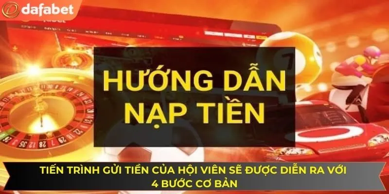 Tiến trình gửi tiền của hội viên sẽ được diễn ra với 4 bước cơ bản